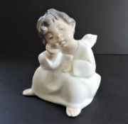 Lladro Angel Thinking Figurine