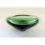 Flavio Poli Italian Sommerso Murano Glass Bowl