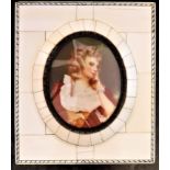 Hand Painted Miniature of Aristocratic Regency Lady