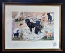 Gillian Harris Limited Edition Hunting Print 'Anticipation'