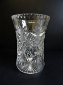 Vintage Val St. Lambert Crystal Vase