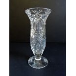 Bohemian Crystal Vase