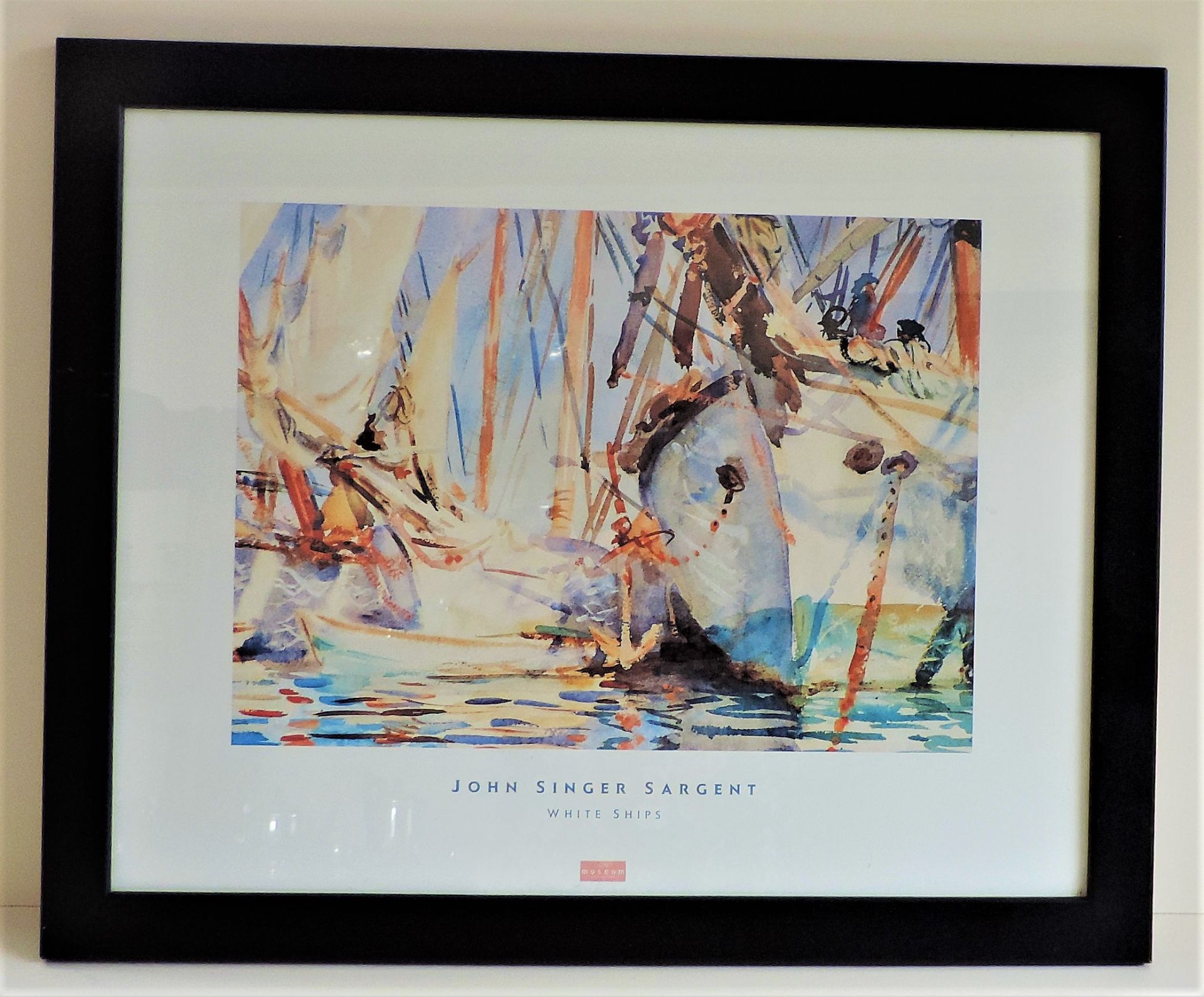 John Singer Sargent White Ships Framed Print - Image 4 of 4