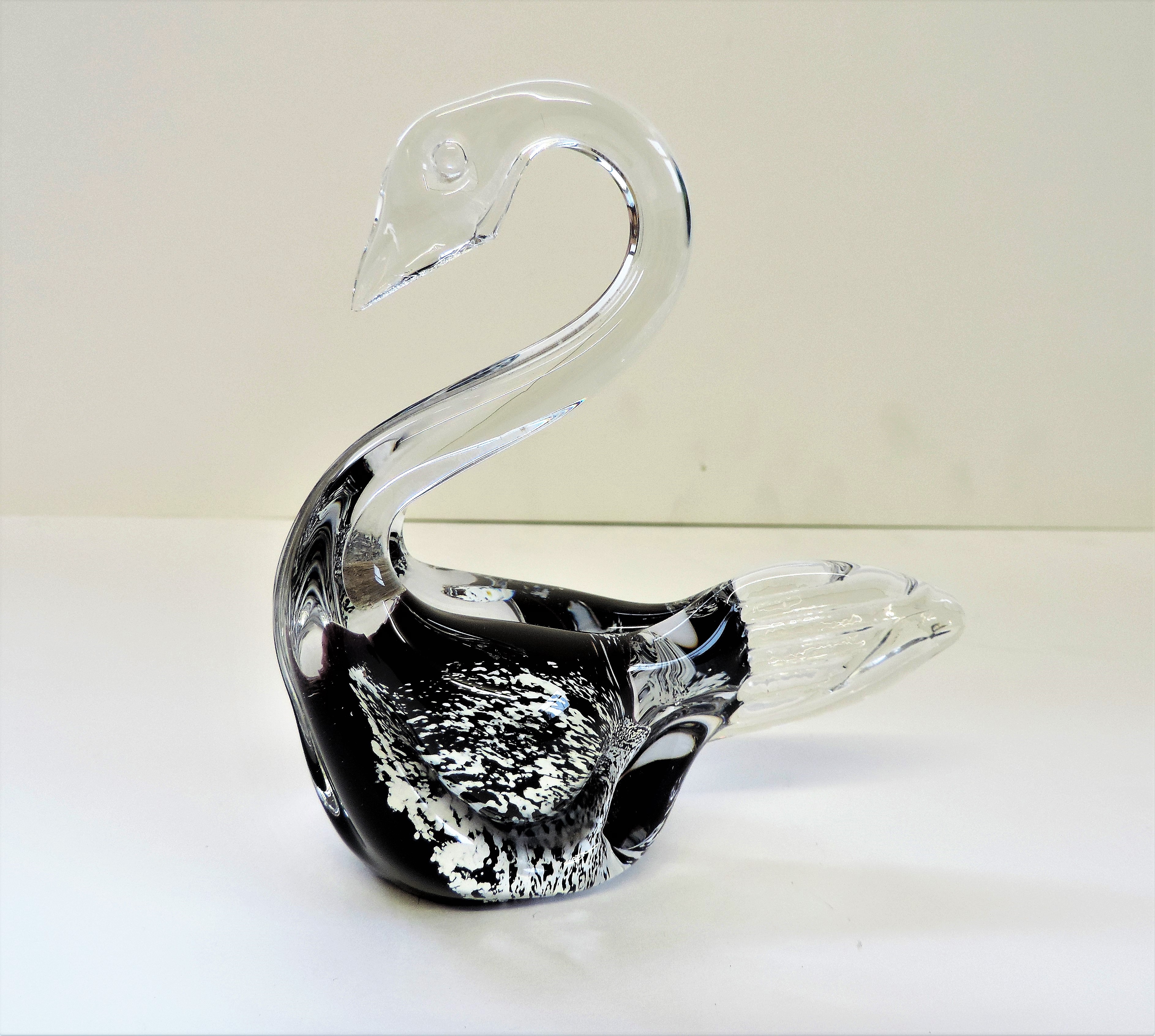 Vintage Murano Glass Swan Sculpture - Image 3 of 3