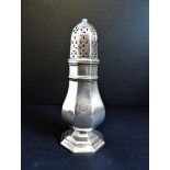 Vintage Mappin & Webb Silver Placed Sugar Shaker