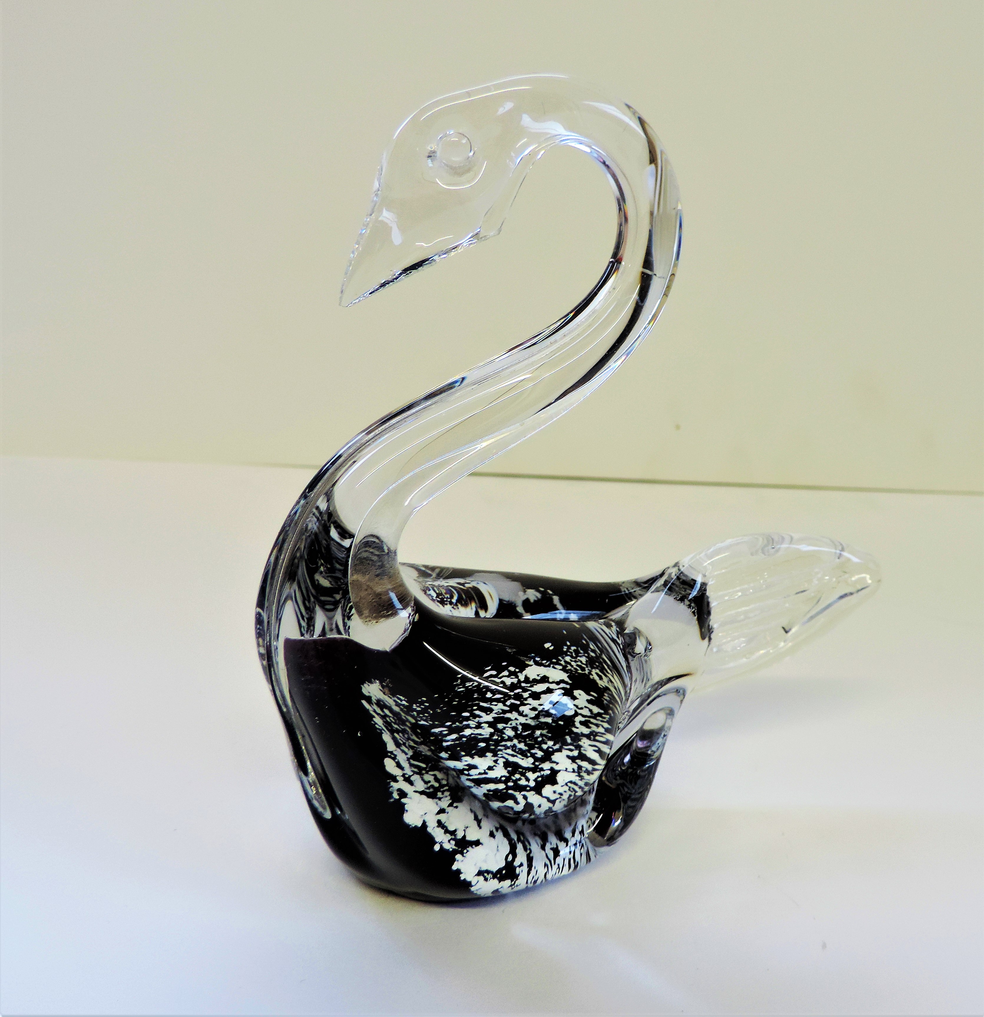 Vintage Murano Glass Swan Sculpture - Image 2 of 3