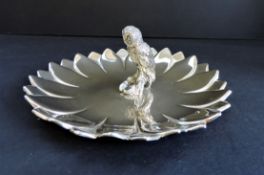 Art Nouveau Silver Plated Dish