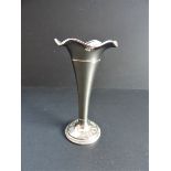 Antique Art Nouveau Silver Plated Bud Posy Vase