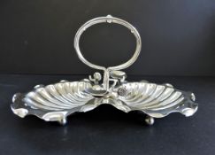 Victorian Silver Plated Hors D'oeuvres Dish