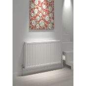 (REF5) KUDOX PREMIUM TYPE 22 DOUBLE-PANEL DOUBLE CONVECTOR RADIATOR 600 X 1000MM WHITE.Horizont...