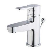 (KH13) Arsuz 1 lever Chrome-plated Contemporary Basin Mono mixer Tap. This traditional style ch...