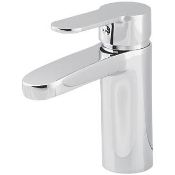 (J7) Stock Clearance LECCI SINGLE LEVER BASIN MONO MIXER WITH POP-UP WASTE. Full Turn Operati...