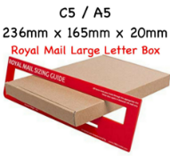 5000 x c5 /a5 pip box shipping mail postal small letter boxes