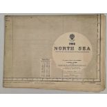 WWII Military British Naval The North Sea Map