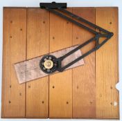 WWII Military RAF Wooden Plotting Board