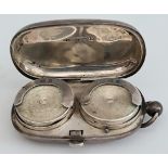 Antique Sterling Silver Double Sovereign Case Birmingham 1907 W H Hasler