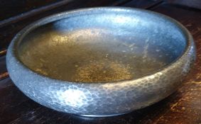 Antique Tudric Pewter Bowl Plus One Other