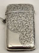 Antiques Sterling Silver Vesta