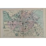 Antique Map Plan of Dublin 1899 G. W Bacon & Co.