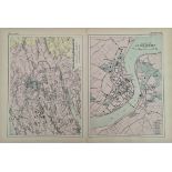 Antique Map of Londonderry & Lakes of Killarney 1899 G. W Bacon & Co.