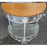 Vintage Metal Hall or Plant Stand