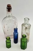 Antique 5 Assorted Collectable Bottles Includes Yates Wine Lodge