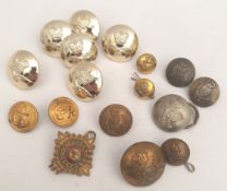 Parcel of Military Buttons 17 in Total