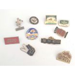 Vintage 10 x Assorted Badges Includes Butlins Fiat & Spurs