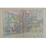 Antique Map Plan of Hull 1899 G. W Bacon & Co.