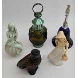 Vintage 5 x Avon Perfume Bottles Various Themes