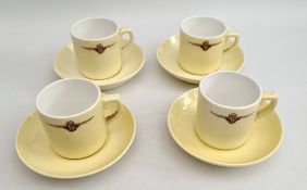 Vintage Royal Grafton Coffee Cups Made For an Australian/New Zealand Airline