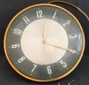 Vintage Wall Mounted Electric Metamec Clock c1950's