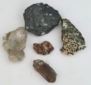 Collectable 5 x Geological Rock Samples