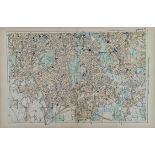 Antique Map of London West 1899 G. W Bacon & Co.
