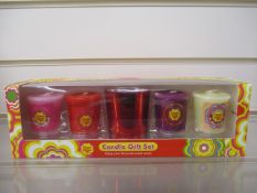 20Pcs X Brand New Chupa Chups 5Pc Votive Candle Set Rrp £9.99 - 20Pcs In Lot