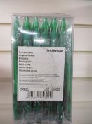 500Pcs ( 10 Boxes Of 50Pcs ) Brand New Pen , All New , None Dry - Blue Or Black