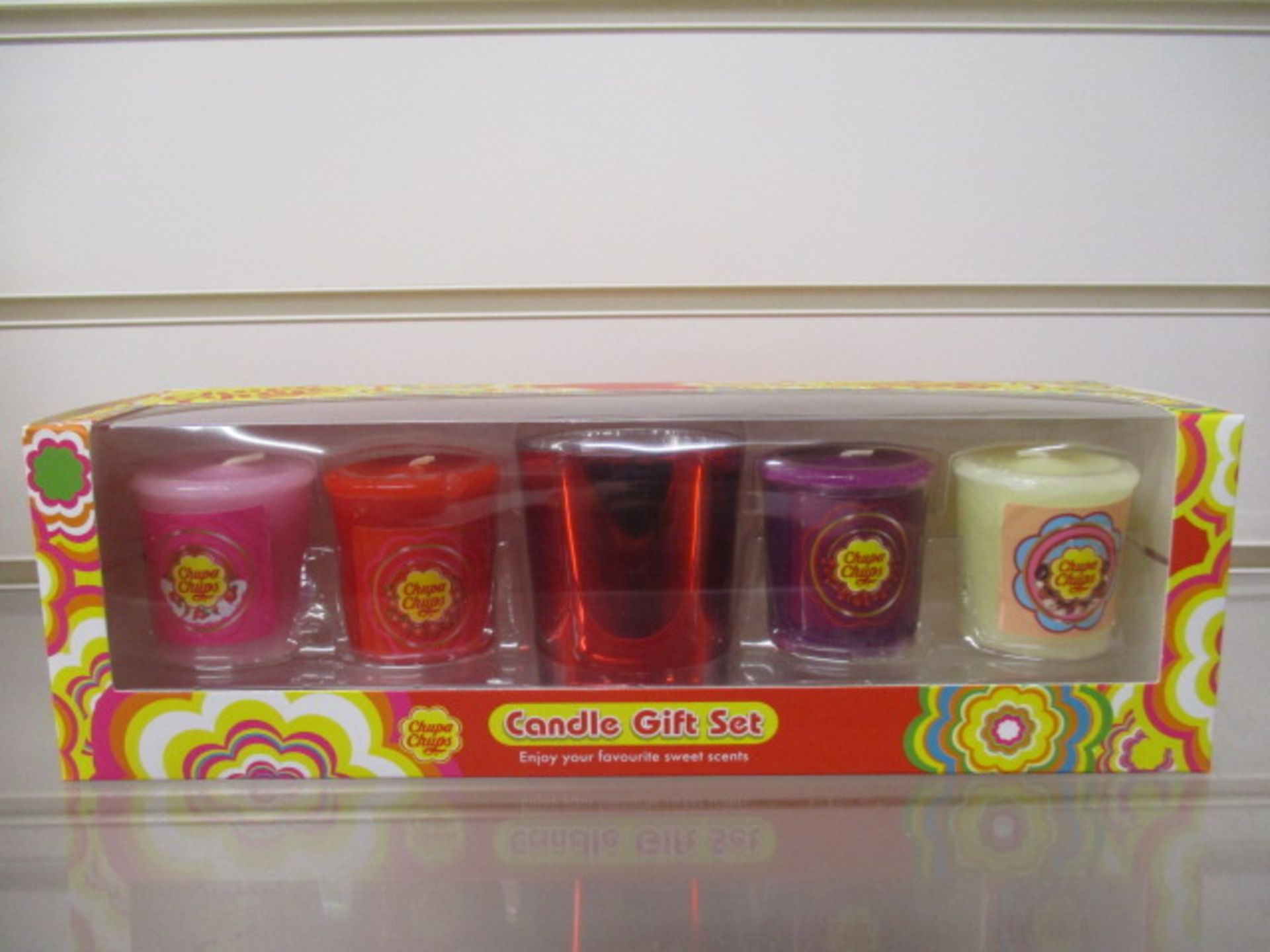 20Pcs X Brand New Chupa Chups 5Pc Votive Candle Set Rrp £9.99 - 20Pcs In Lot