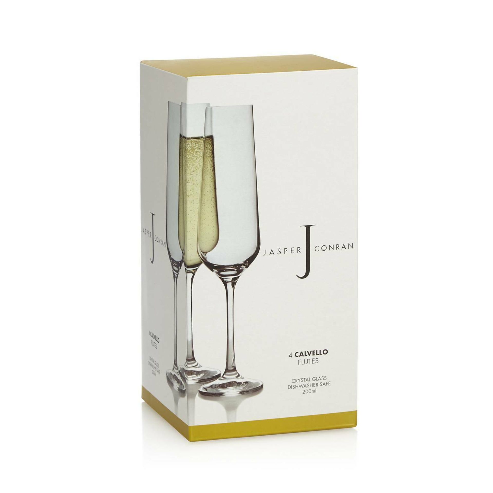 Jasper Conran Cavello Flute Glasses - Premium selection x10 Sets