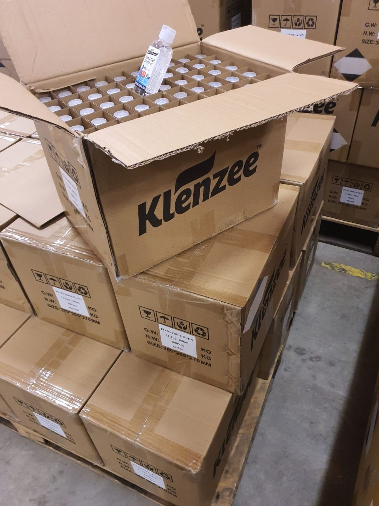 1 Pallet of 100ml Hand Sanitiser Klenzee - Image 3 of 3