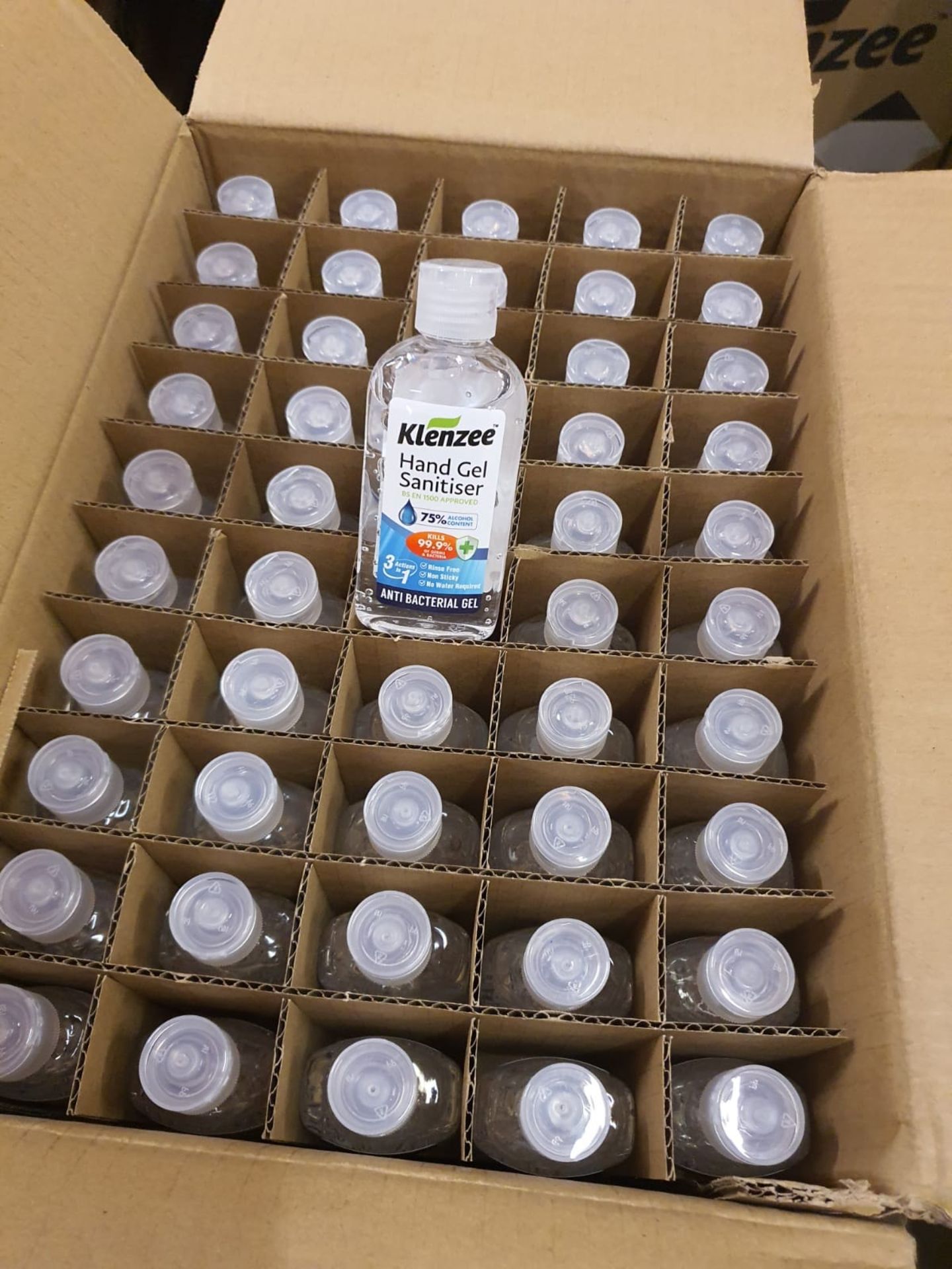 1 Pallet of 100ml Hand Sanitiser Klenzee