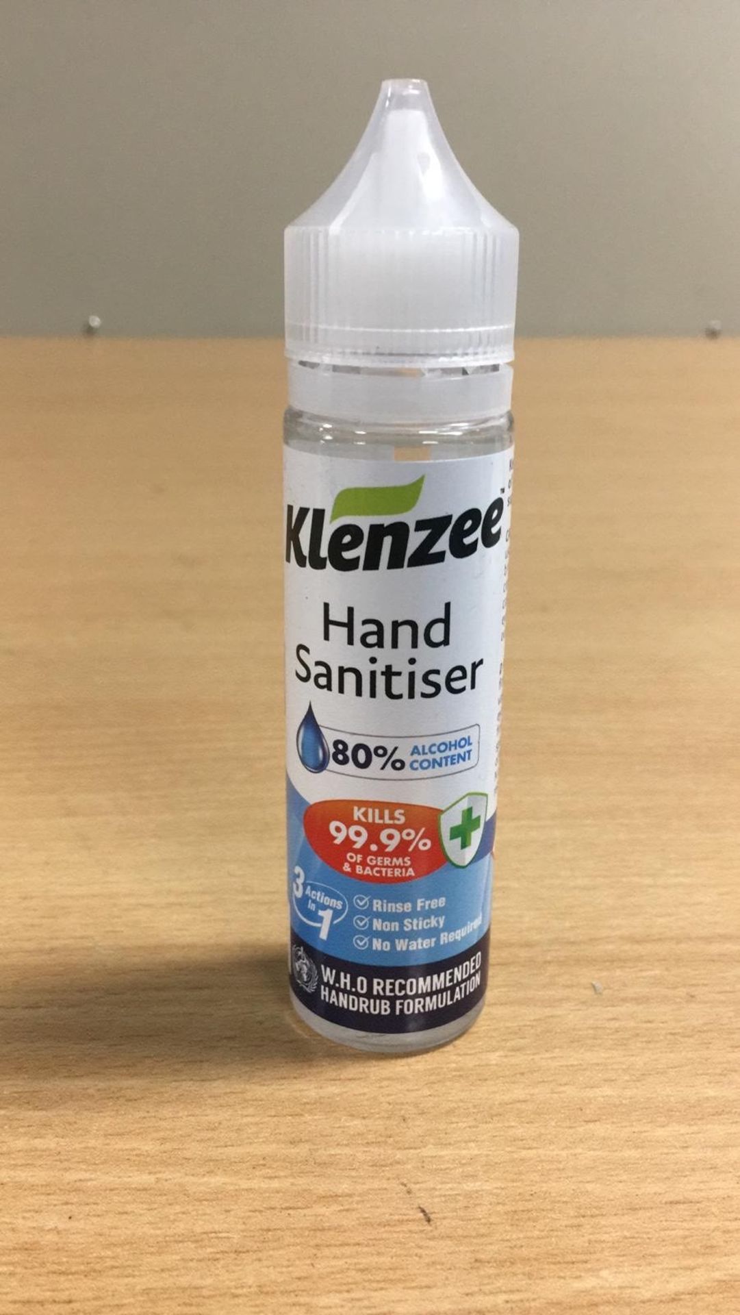 1 Pallet of 50ml Kleneez Hand Sanitiser WHO - Image 3 of 3
