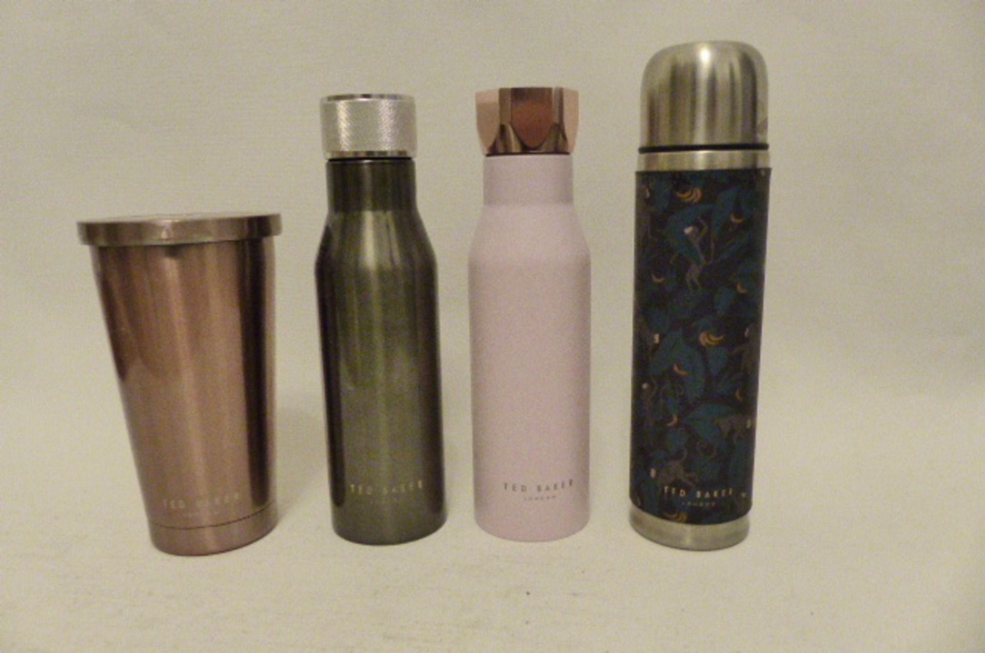 4 Ted Baker Items, Drinks Bottles & Flask