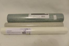 3 Rolls of Wallpaper Harlequin, Designers Guild & Prestigious Textiles