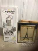 Compactor Cloths Rail & The Versailles Collection - Eiffel Tower Framed Print (G8)