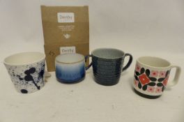 2 Denby, Royal Doulton & Orla Kiely Mugs (K7)