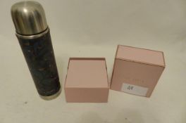 Ted Baker Flask & Pink Storage Box (A11)