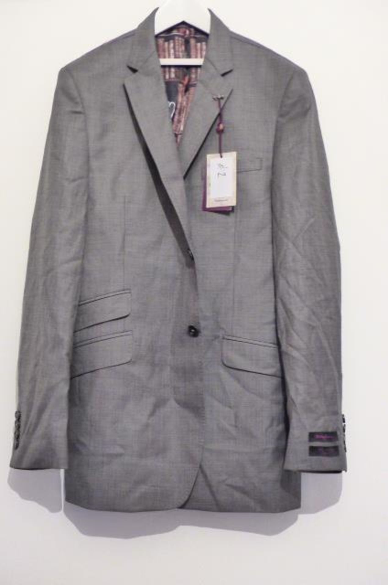 Ted Baker Mens Dark Grey Jacket 40R New With Tags