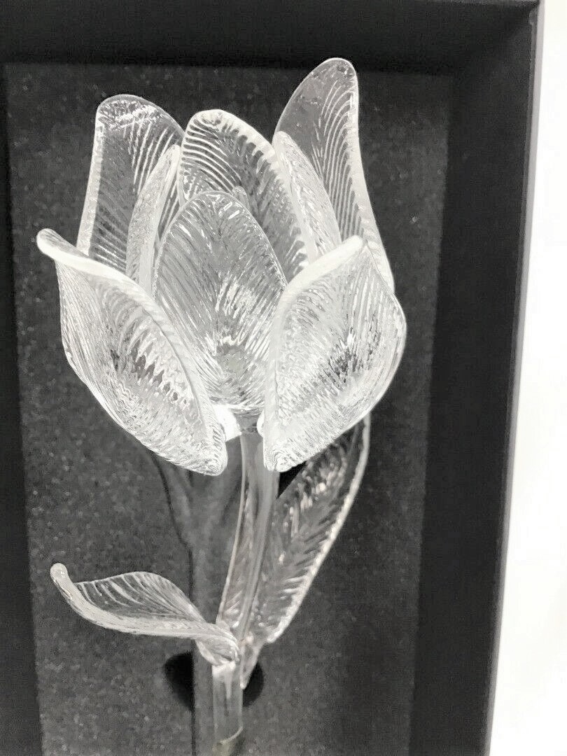 Waterford Glass Fleurology Tulip Flower And Stem - Image 6 of 7