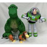 Toy Story Talking Buzz Lightyear With Plush Rex Toy