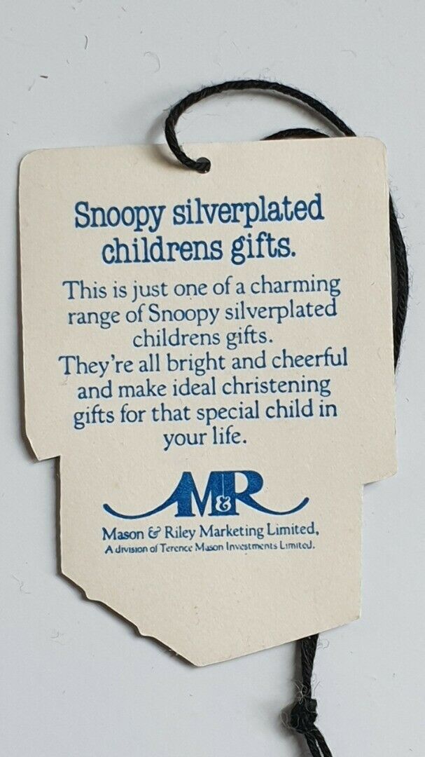 Quite Rare Snoopy Silver Plated Porringer & Spoon Gift Set - Image 3 of 7